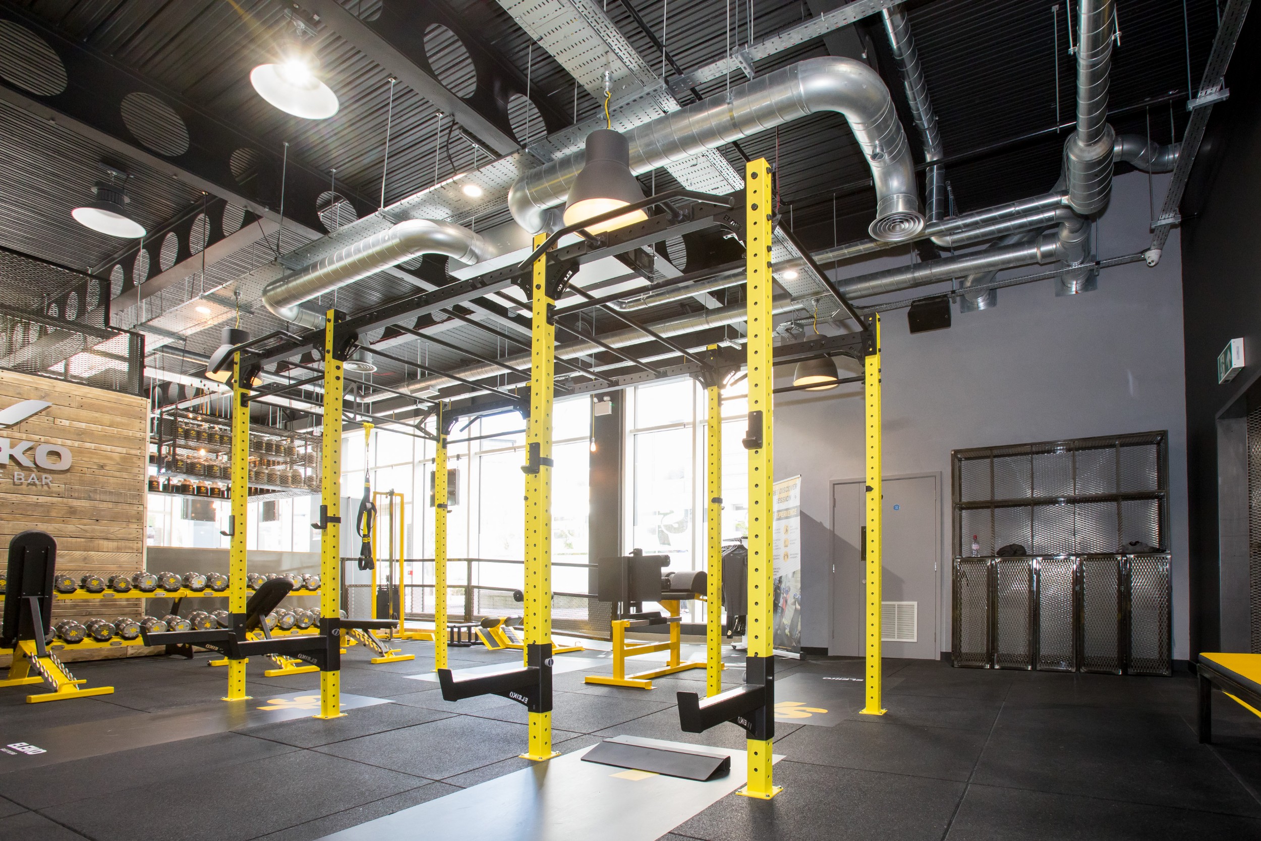 Gym without air conditioning outlet